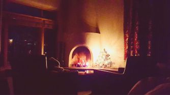 Fireplace Night