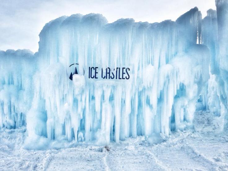 Ice Castles Logo Wall
