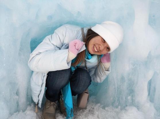Yingka in Ice Crevice