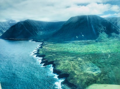 Kalaupapa - Coast from the air